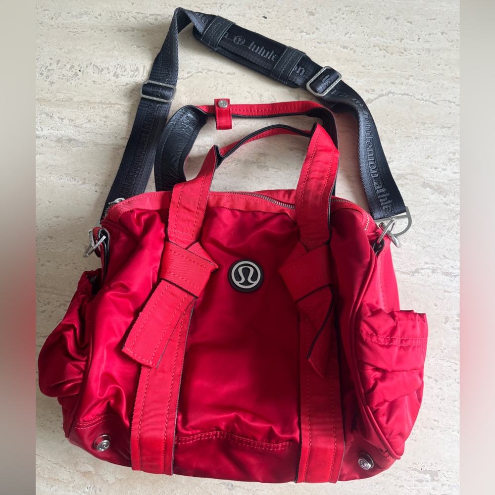 lululemon athletica Red Duffle Bag